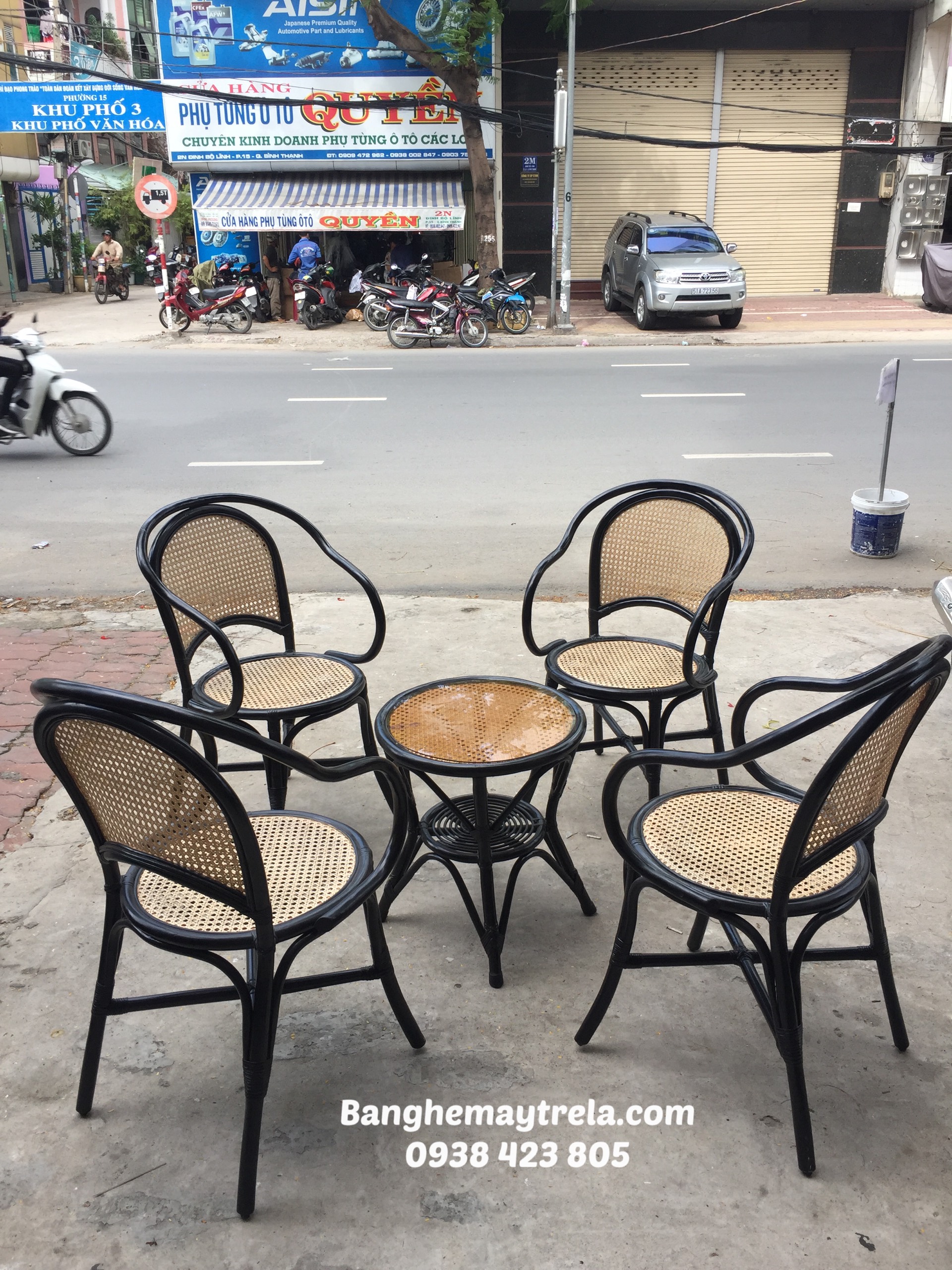 Ghế mây tre đan tự nhiên